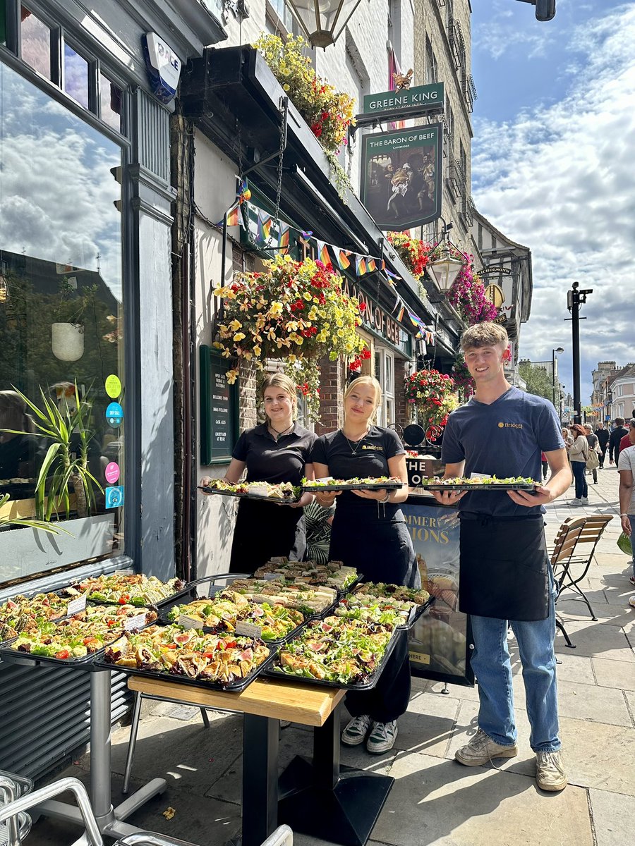 We open everyday this long weekend including bank holiday Monday. Another outside catering done by our lovely team. Will miss them a lot as they are off to Uni in two weeks. Best of luck team. Xx