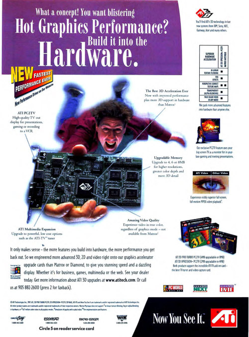 [1997] ATI technologies ATI 3D PRO TURBO

#GraphicCard #ATI #ATITechnologies #3FGraphic #90s
