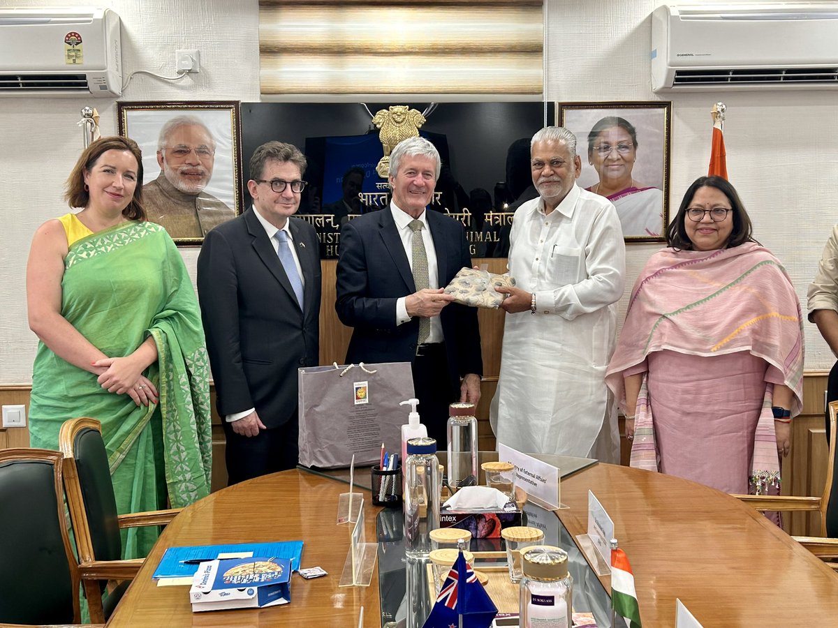 Thank you Minister Rupala @PRupala for the engaging discussion to reaffirm New Zealand’s and India’s desire for increased agricultural cooperation. A welcome opportunity to reflect on the strong relationship between both our countries.