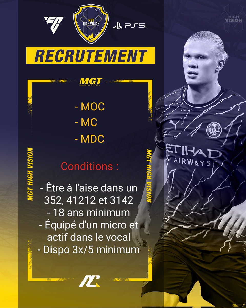 Mise à jour de notre annonce recrutement, venez DM ! 

<a href="/VPGFrance_/">VPG France</a> @PFLFrance_