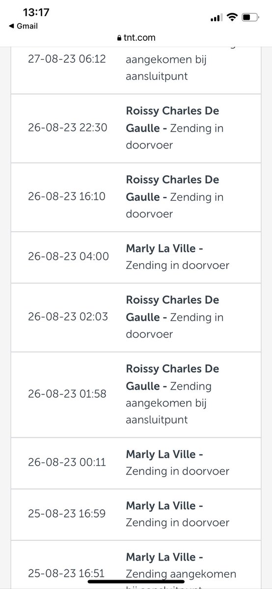 Best goed voor een pakket uit Leiden…