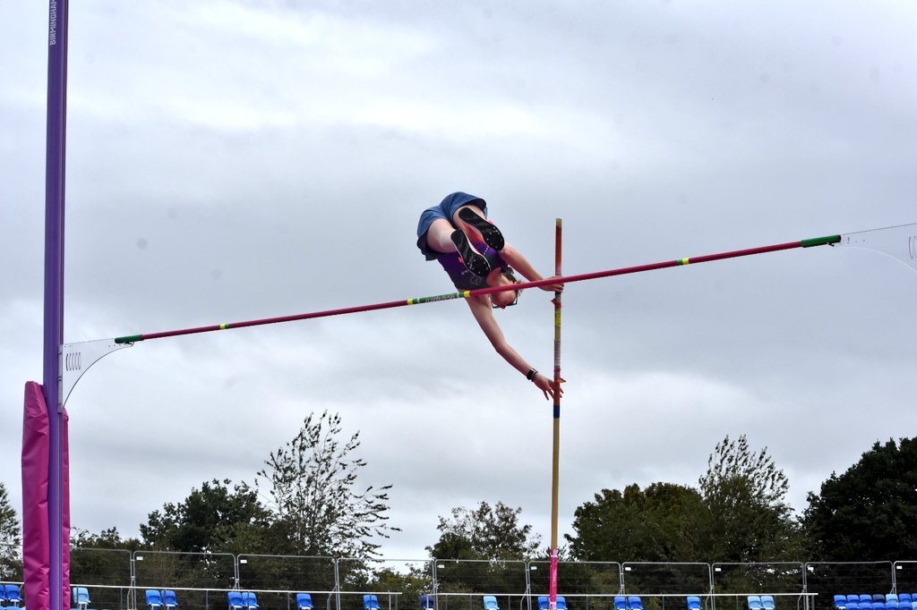 EnglandAthletic's tweet photo. Last year's under-15 winner, Isabelle Turner, stepped up to under-17 gold in the pole vault with a PB 3.75m despite very windy conditions. https://t.co/tM55AM5iR6