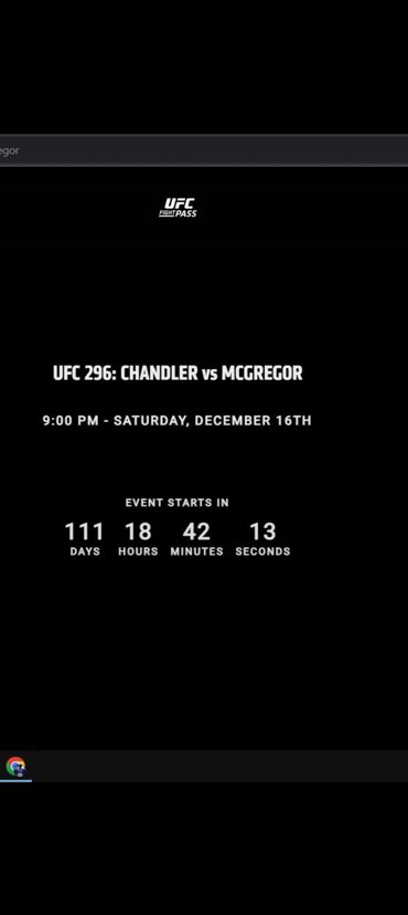 MMArena_'s tweet photo. 🚨🚨 MCGREGOR VS CHANDLER : C’EST SIGNÉ !! ✍🏼

D’après le site de l’UFC FightPass le combat se déroulera cette année lors de l’#UFC296 !!

HYPE ?? 🔥 https://t.co/3w8iYxB1U9