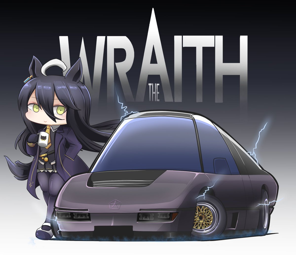 ライスシャワー(ウマ娘) 「#誰も描かなそうな車を描いた奴しか勝たん基本的にそういうのばっかり 」|酢酸/Sakuラバクシンオーのイラスト