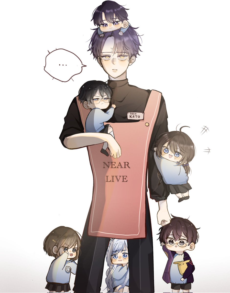 Linnete_Kim's tweet photo. NEAR:LIVE Kindergarten
#berlianart #3pointart #artion #bellasukaart #artworkim #grimfart #nearlive #art #Chibi https://t.co/BMLoznjS4A