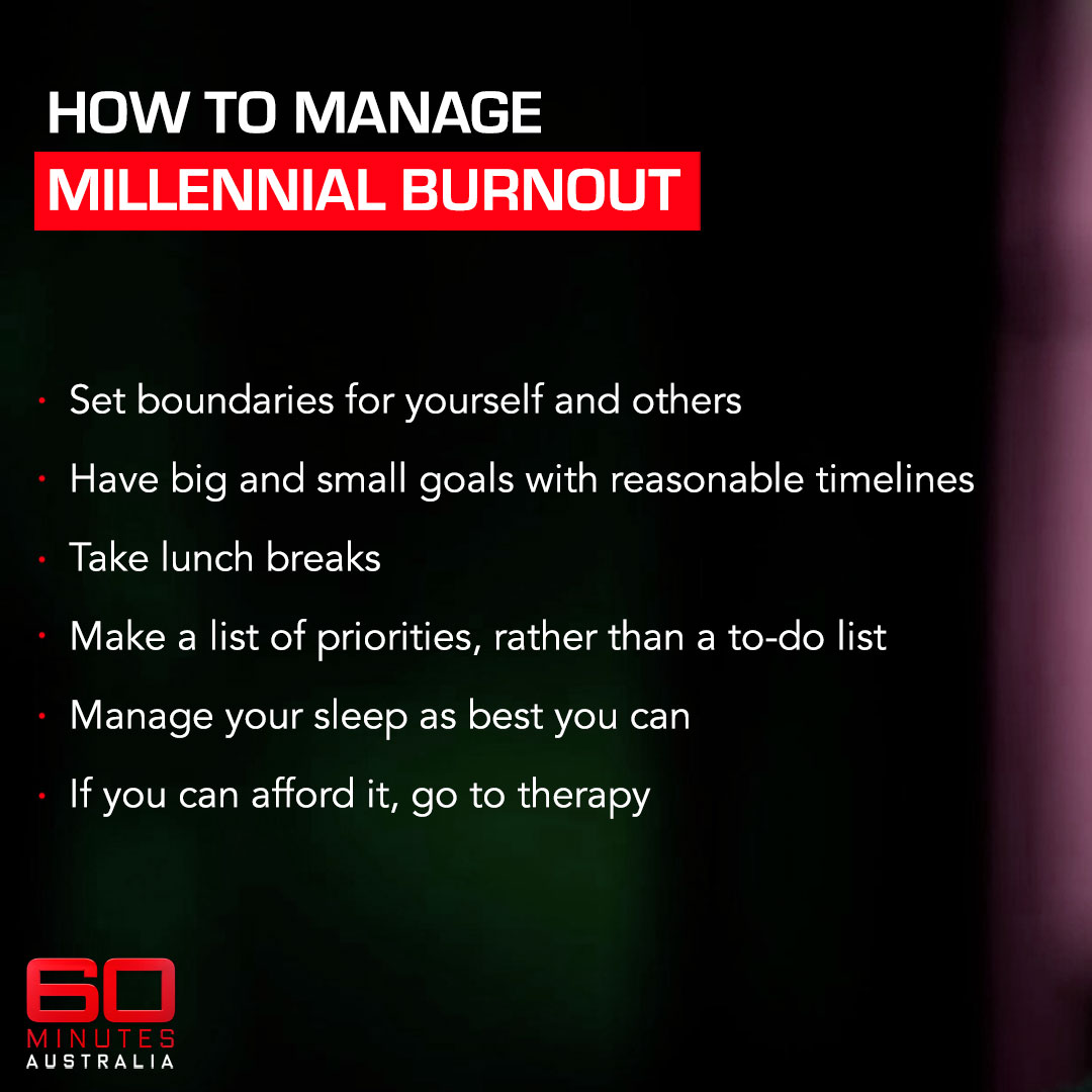 Millennial burnout is real.