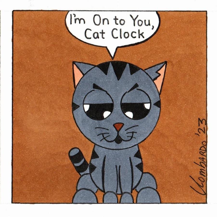 slap_comics's tweet photo. More Sunday Comics 
https://t.co/xf8VpNLWWs
 #comicbooks #cartoonistsofinstagram #artwork #cartoonist #artistic #comicstyle #art #comicstrips #cartooning #cartoons #jokes #comics #oldwest #highnoon #staredown #catclock #happysundayeveryone https://t.co/R6ztkG6rGc