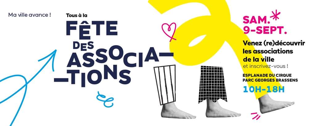 🔔 FETE DES ASSOCIATIONS 🔔
Retrouvez nous au forum des asso de <a href="/villedemassy/">Ville de Massy</a> le samedi 9️⃣ septembre !
⏰ 10h-18h
📍 Esplanade du cirque - Parc Georges Brassens
Infos, inscriptions, créneaux, entrainements, matchs... nous serons là pour répondre à vos questions 😉
A très vite 😎