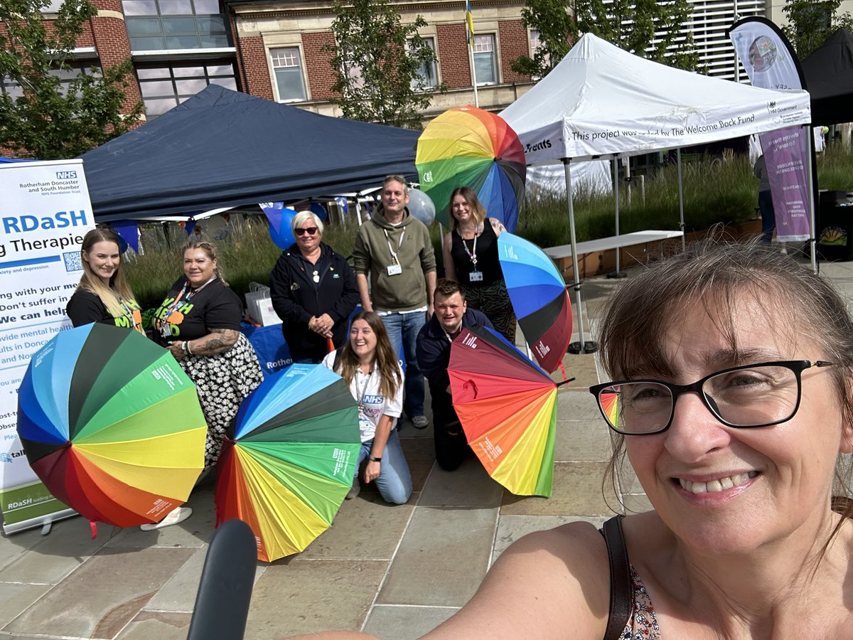 rdash_nhs's tweet photo. Come and meet the team including @TTherapy_RDaSH @Networks_RDaSH @FTMembership Here at #Scunthorpe @Pride till around 5pm #nhs #TheRDaSHWay https://t.co/dhdzjME2e2