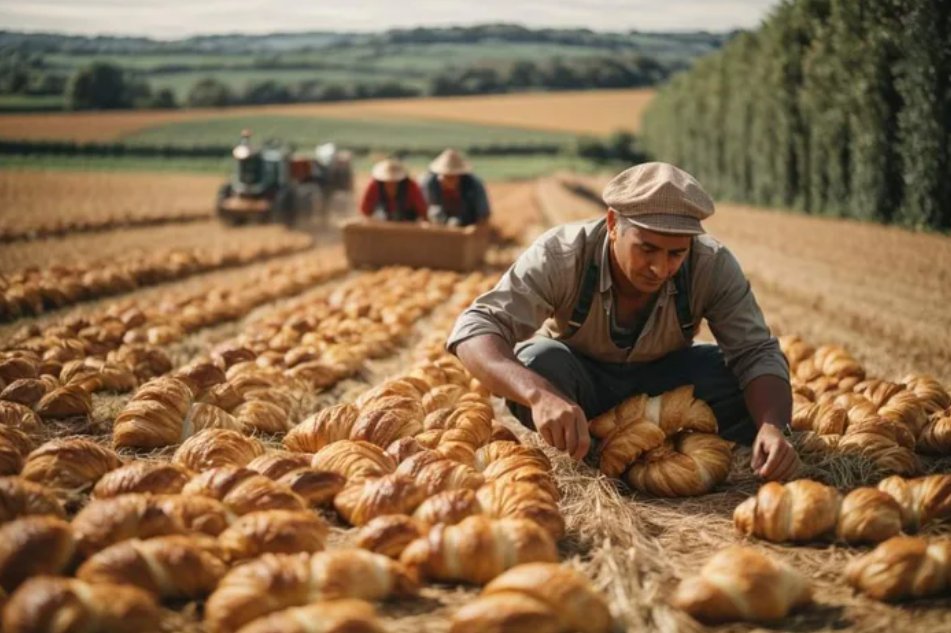 CorugaO's tweet photo. Today starts the Yearly Croissant Harvest Festival in France https://t.co/AxSjDHpivt