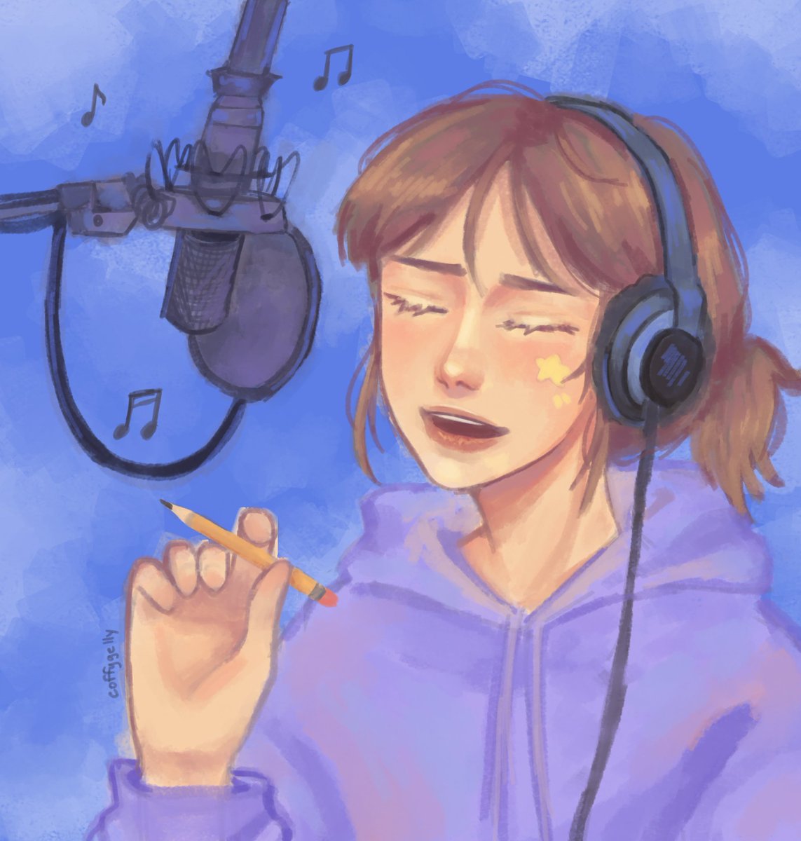 quick art illus,, was trying out a new brush !!