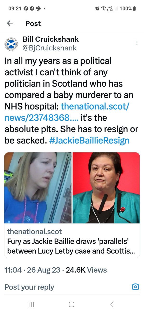 YesLargs's tweet photo. @cllr_hanifraja This is Labour in Scotland. Absolutely reprehensible. @jackiebmsp Why hasn't she resigned. #LabourDisgrace https://t.co/PnxgX73hQt