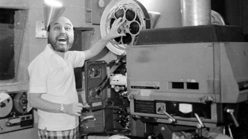 RealButterShow's tweet photo. Today we celebrate Theater Brothers Theater all-star Abner the Projectionist, named Employee of the Month #OnThisDay in 1978! 
Abner was made to surrender the award 6 hours later, due to grievous violations of the morality clause. A deeply troubled man. #RipLegend🥃
#vintage #OTD https://t.co/w3Np7hGGp5