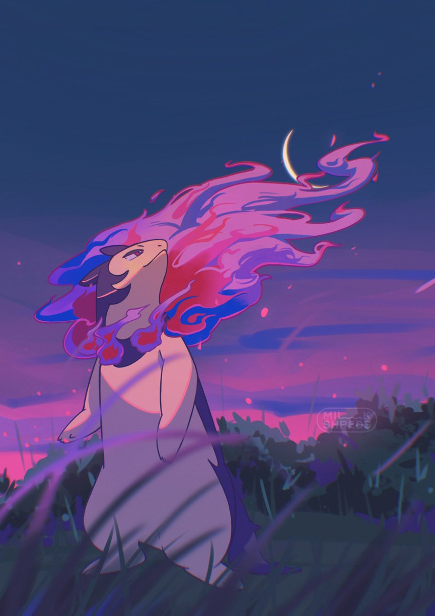 Hisuian typhlosion 

#ポケモンイラスト #pokemon