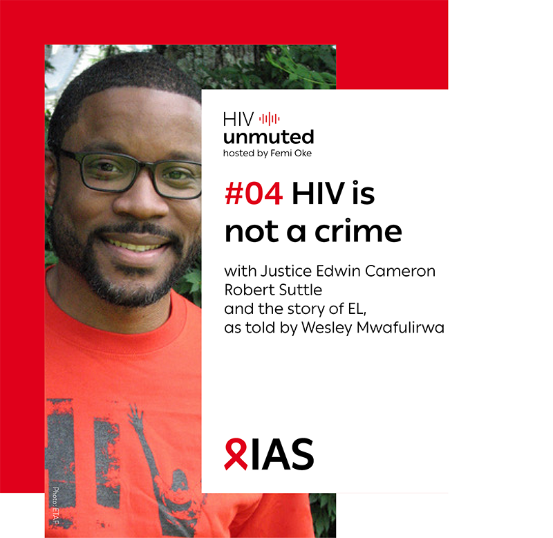 iasociety's tweet photo. People living with #HIV in many places around the world are at risk of criminalization because of their status. Check out our #HIVunmuted podcast episode on the impact of these unjust laws & what must be done to end HIV criminalization.
🎧 Listen now! https://t.co/fuYHxRi8AI https://t.co/UiD9a6tYcr
