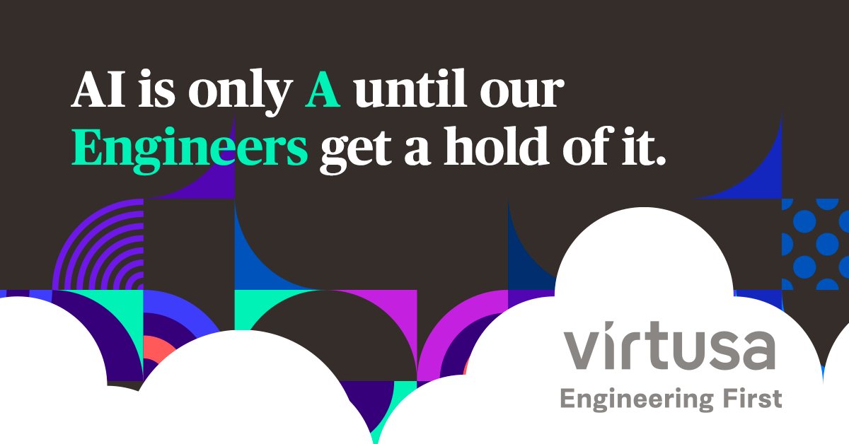 VirtusaCorp's tweet photo. Virtusa has over 2000 Google AI-trained engineers ready to help get your business up to speed. Sign up to meet at Google Cloud Next ’23: https://t.co/rfn9gZUKaX 
#EngineeringFirst #VirtusaAtGoogleNext #GoogleNext23 #GenAI #CloudModernization #DataModernization https://t.co/hoE6rfbRQs
