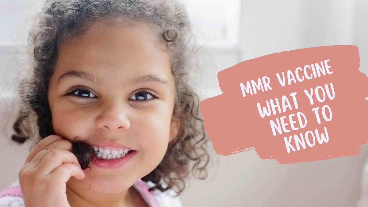 The MMR vaccine helps to prevent measles, mumps, and rubella.  Children need two doses of this vaccine, the first at 12-15 months of age and the second at 4-6 years of age. ow.ly/TuES50PzmTH. #MMRvaccine