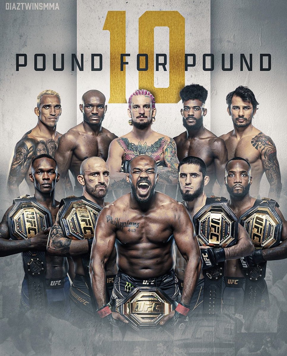 MMArena_'s tweet photo. LE TOP 10 P4P ACTUEL 💥 https://t.co/t28y1IY9Lc