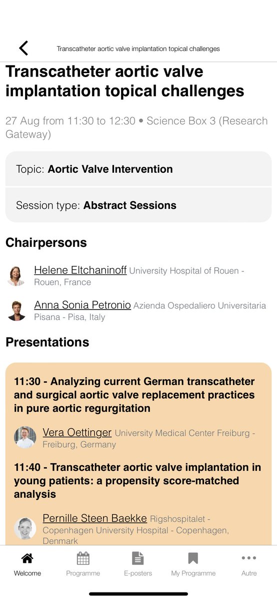ARita_FPereira's tweet photo. #ESCCongress day 3
Interesting presentations on TAVI!
Congratulations to Franscisco Albuquerque and his team for the development of PRIORiTize-TAVI score: a novel clinical tool Predicting moRtalIty Or uRgent TAVI on waiting list
#ESCAbstract
@escardio
@Francis83333047 https://t.co/eGYdvjBDdl