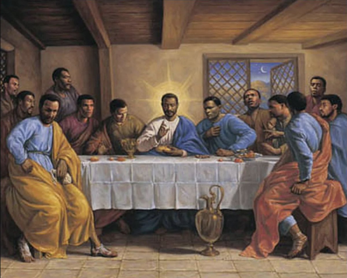 Imagine how America would be different if every generation had grown up with only brown-eyed, dark-skinned images of Jesus and the disciples

Imagine how diversity would be embraced in America if the explorers &amp; founders had never seen a blue-eyed, white-skinned image of Christ.