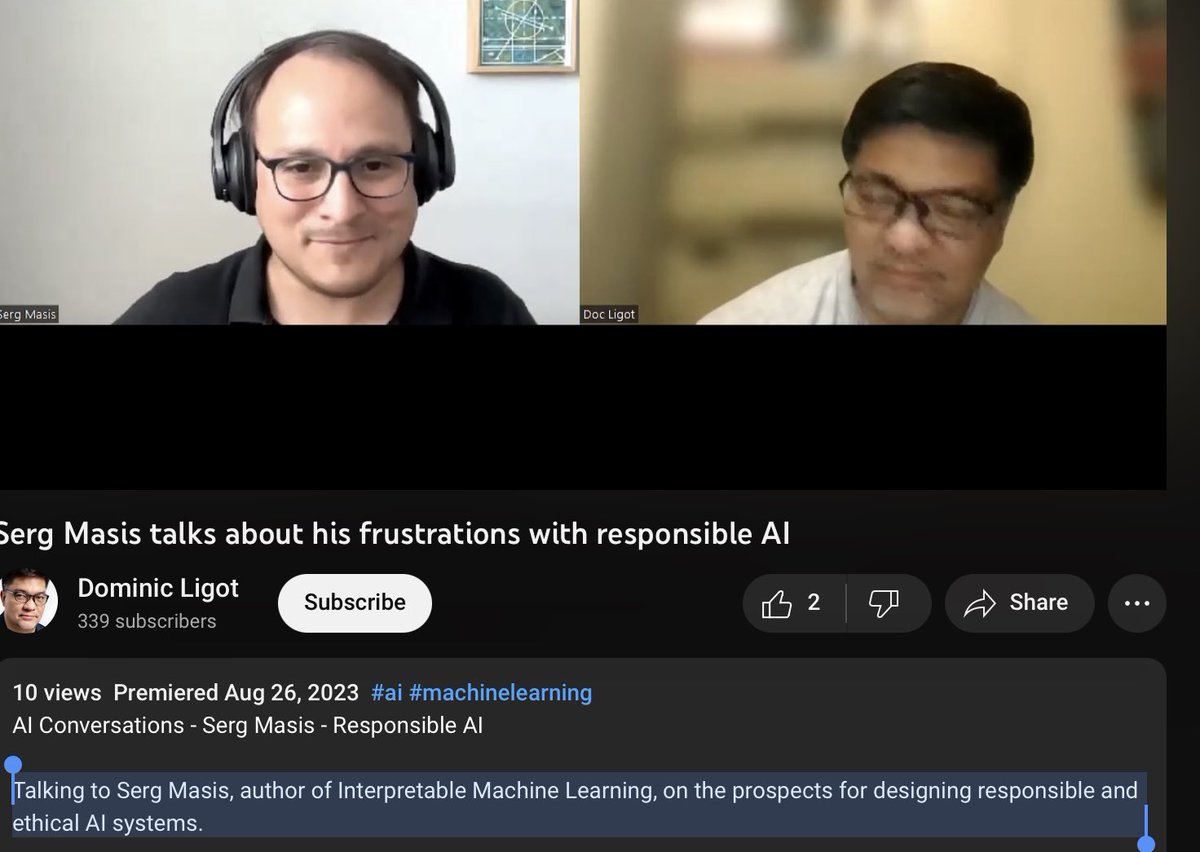 Valeriy M., PhD, MBA, CQF (@predict_addict) on Twitter photo <a href="/smasis/">Serg Masís</a> talks about his frustrations with responsible AI and discusses uncertainty quantification using #conformalprediction (27 min onwards) and how it gives people better understanding of what data scientists are predicting rather than fooling everyone (including themselves) <a href="/smasis/">Serg Masís</a> talks about his frustrations with responsible AI and discusses uncertainty quantification using #conformalprediction (27 min onwards) and how it gives people better understanding of what data scientists are predicting rather than fooling everyone (including themselves)