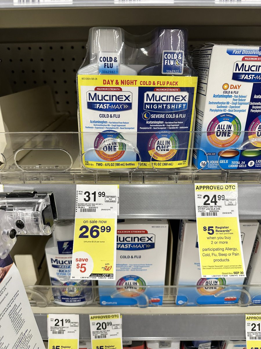 77peanuts's tweet photo. @Walgreens @Mucinex You should be ashamed of yourselves for this price gouging. https://t.co/ckfiJZaC7I