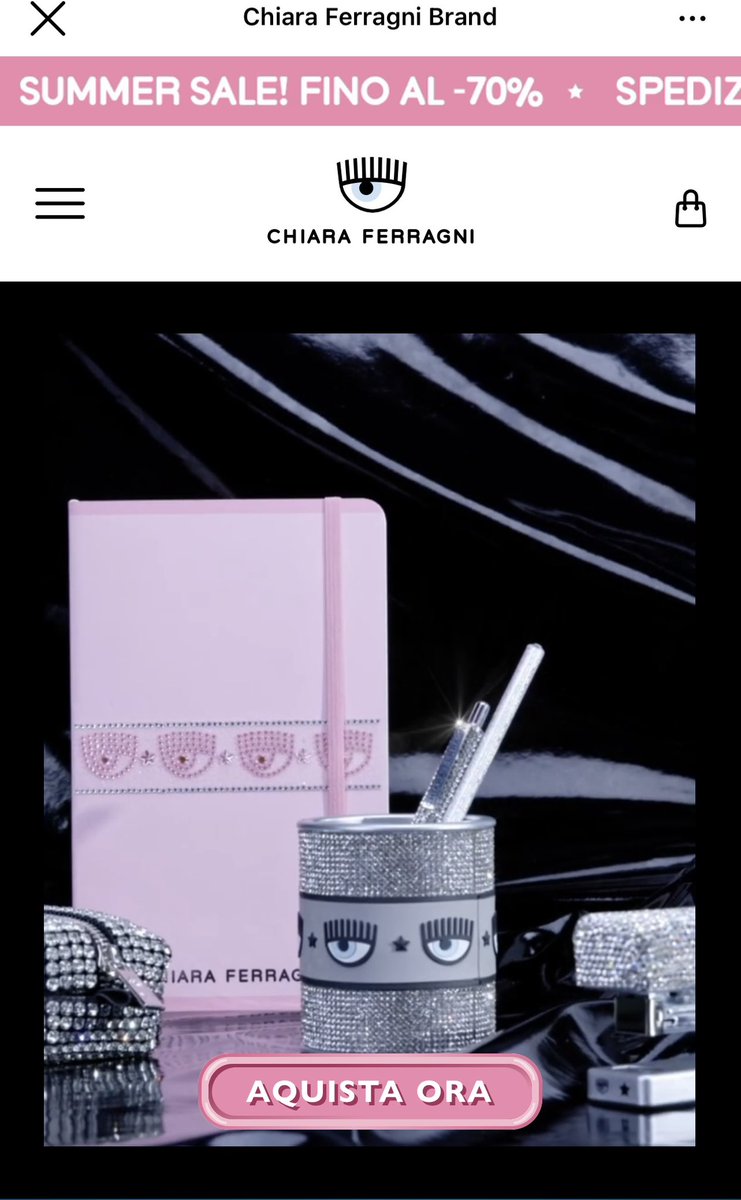 stanzaselvaggia's tweet photo. I nuovi prodotti per la SCUOLA di Chiara Ferragni sul suo sito: AQUISTA ORA. https://t.co/BgqFvNPDtD