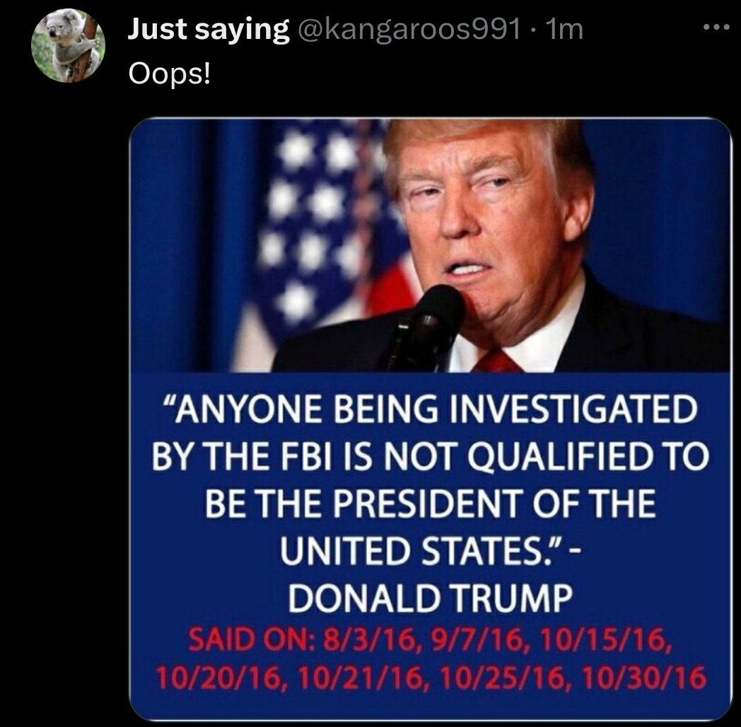 helenrsthl's tweet photo. @politvidchannel He said so himself: he should be. https://t.co/VAEmeZy9Pk