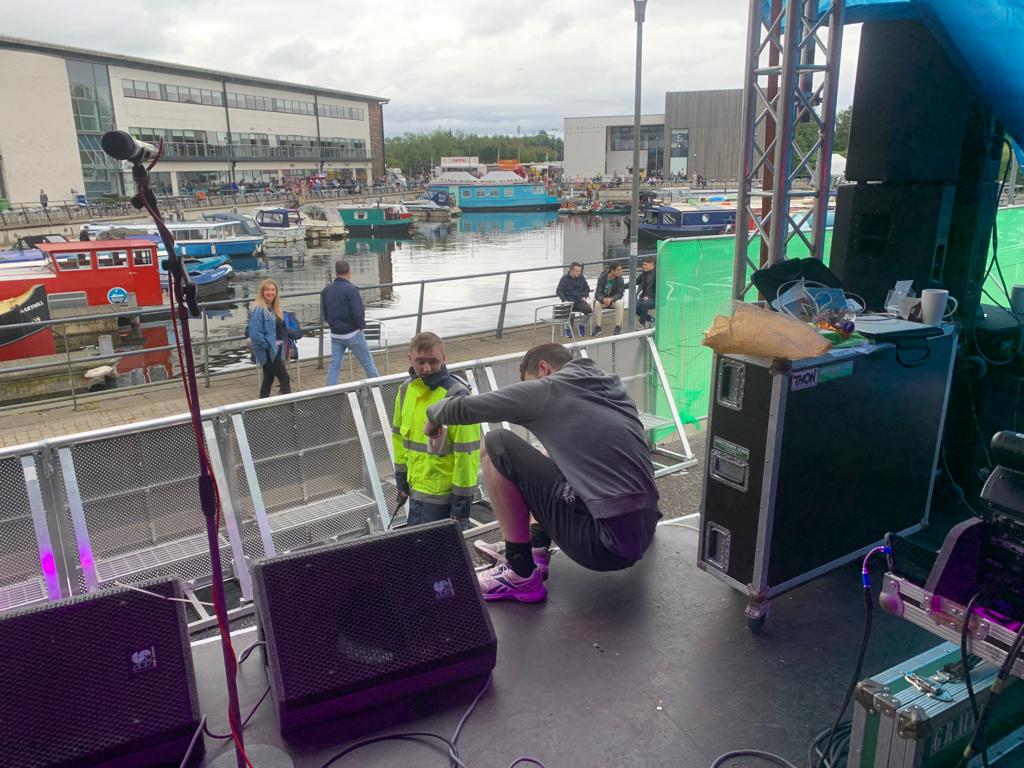 RFM_Audio's tweet image. A great time at the Kirkintiloch Canal Festival. Got a good smile for the camera 😁