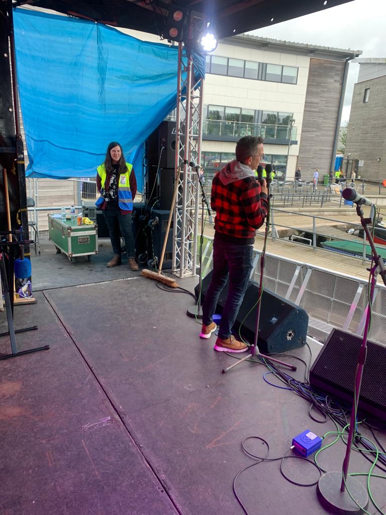 RFM_Audio's tweet image. A great time at the Kirkintiloch Canal Festival. Got a good smile for the camera 😁