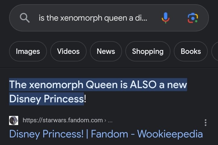 ThatDBDPlayer's tweet image. As doing research for 2 mins has taught me that Xenomorph is our first Disney princess killer in dbd.