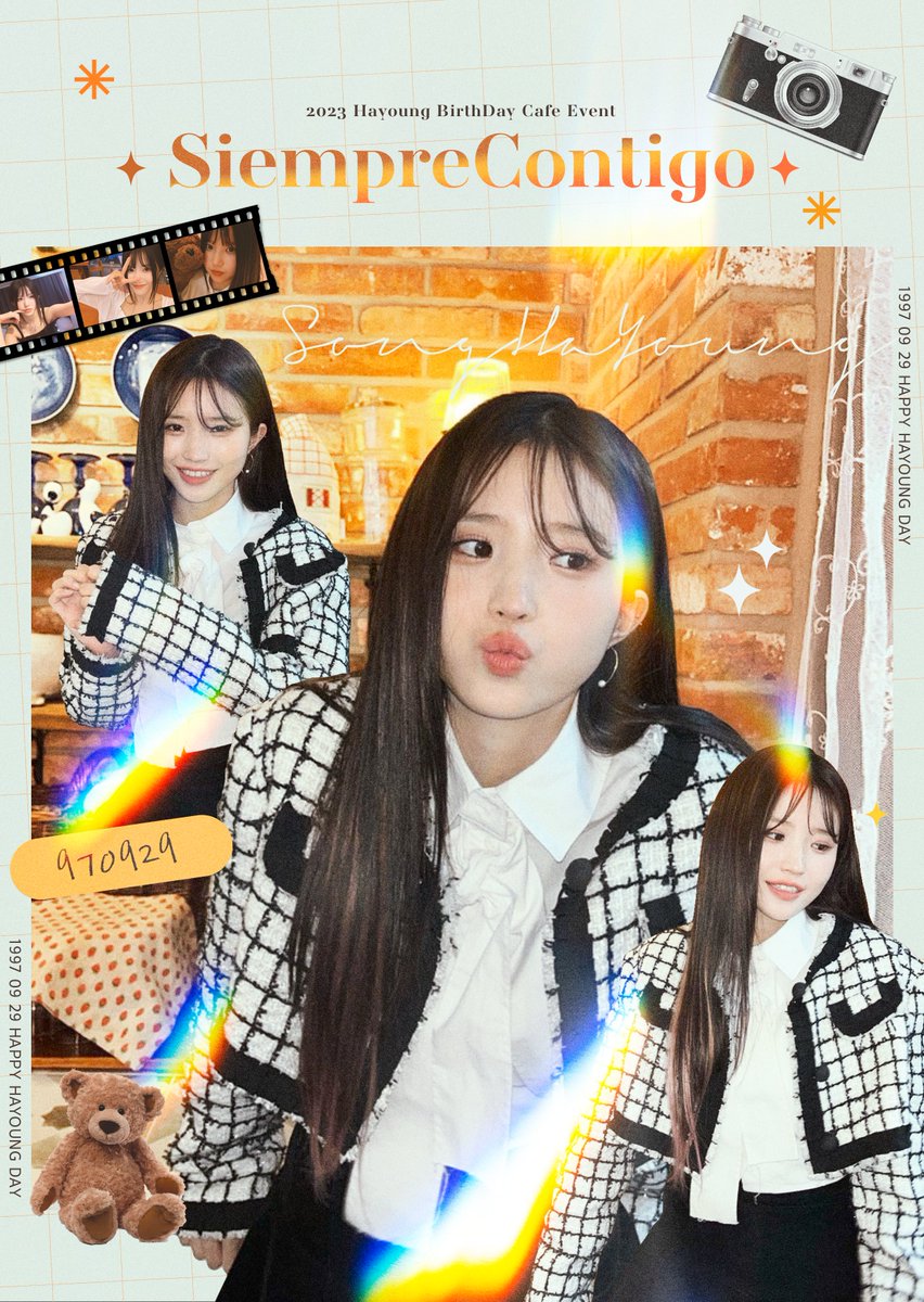 shy_bday_event's tweet photo. 𝐬𝐢𝐞𝐦𝐩𝐫𝐞 𝐜𝐨𝐧𝐭𝐢𝐠𝐨.

➖

𝐒𝐨𝐧𝐠𝐇𝐚𝐲𝐨𝐮𝐧𝐠
𝐛𝐢𝐫𝐭𝐡𝐝𝐚𝐲 𝐞𝐯𝐞𝐧𝐭
(𝚠) 𝚍𝚊𝚣𝚎𝚍𝚊𝚢𝚜 / 𝙷𝚒, 𝙱𝚛𝚎𝚊𝚍

2023.09.27 - 2023.09.29
@로우필름 카페앤갤러리

#어디라도_꿈속이라도_하영이와_함께
#fromis_9 #프로미스나인 #송하영 https://t.co/uGmIPjdxds