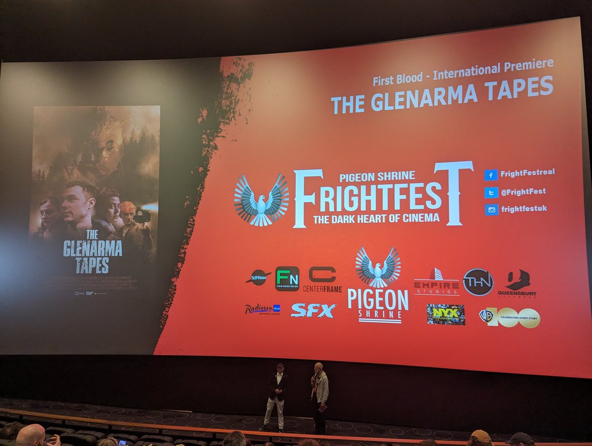 blacktoe's tweet photo. Yesterday at @FrightFest was another good one - Pandemonium, The Glenarma Tapes, Herd and the standout for the day which was Cobweb 🕸️😱. Kicking off today with a documentary double bill of Rec: Terror Sin Pausa and Enter the Lines of Bruce 😁 https://t.co/YVHsVNNyfW