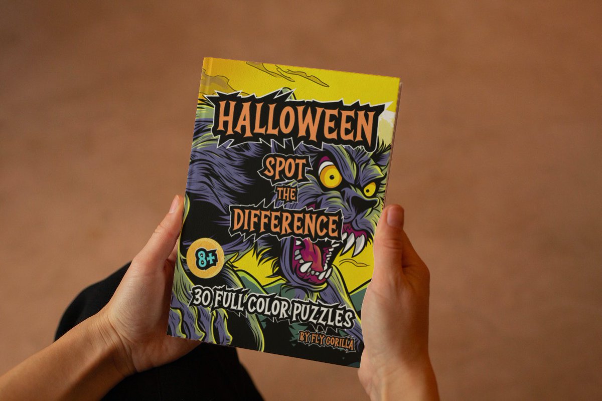 FlyGorillaBooks's tweet photo. Check Out our Halloween Spot The Difference Book 

Available in paperback here https://t.co/QVxKSY6HQz
and 
Digital Download here https://t.co/2Nb1S5czhk

#halloweenpuzzles #spotthedifference #puzzlebooks #flygorillabooks https://t.co/fVRL5BduJr