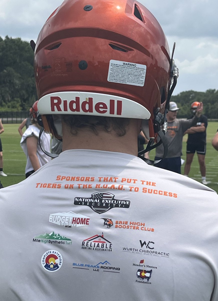 Special thanks to our sponsors that made an incredibly memorable trip to Orlando possible for the EHS football team.  1 National Executive Security ; Budget Home Supply; Erie Booster Club