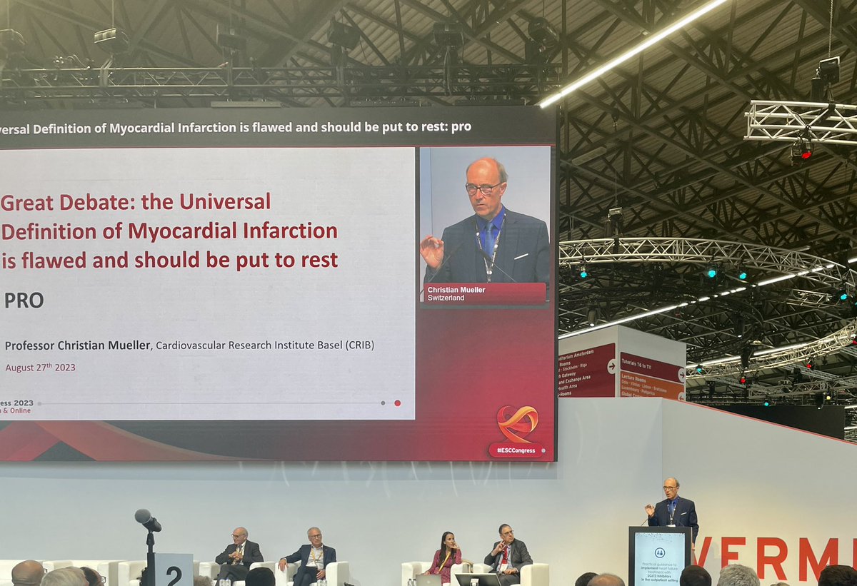 Ryan Wereski (@ryanwereski) on Twitter photo Great Debate 🤜 🤛 <a href="/escardio/">European Society of Cardiology</a>
Pros and Cons of the Universal Definition of Myocardial Infarction at #ESC2023
Excellent summary of the benefits and challenges when using the UDMI in practice 🏥 Great Debate 🤜 🤛 <a href="/escardio/">European Society of Cardiology</a>
Pros and Cons of the Universal Definition of Myocardial Infarction at #ESC2023
Excellent summary of the benefits and challenges when using the UDMI in practice 🏥