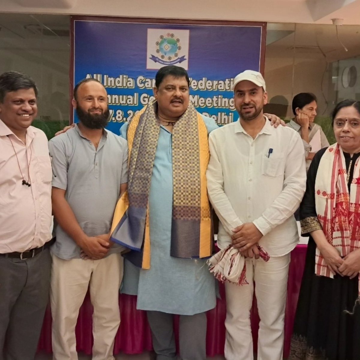 jkcarrom's tweet photo. AGM  &amp; Election of All the All India Carrom Federation @IndianCarrom held at New Delhi.

Adil Rashid Shah was elected as Joint Secretary North of the AICF.

@OfficeOfLGJandK
@YASMinistry
@IndiaSports
@dgyssjk
@JKSportsCouncil 
@SarmadHafeez3
@nuzhatjehangir
@RadioChinar https://t.co/GtMYtWduUF