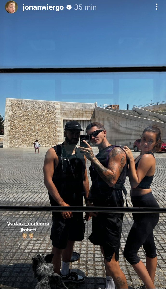 unionadarista's tweet photo. Olee los chicos guapos
👏👏👏
Pasarlo bien bebes @AdaraMolinero @jonwiergo
🥰🥰
#adara
#jonan https://t.co/7ZvXyVIrQT