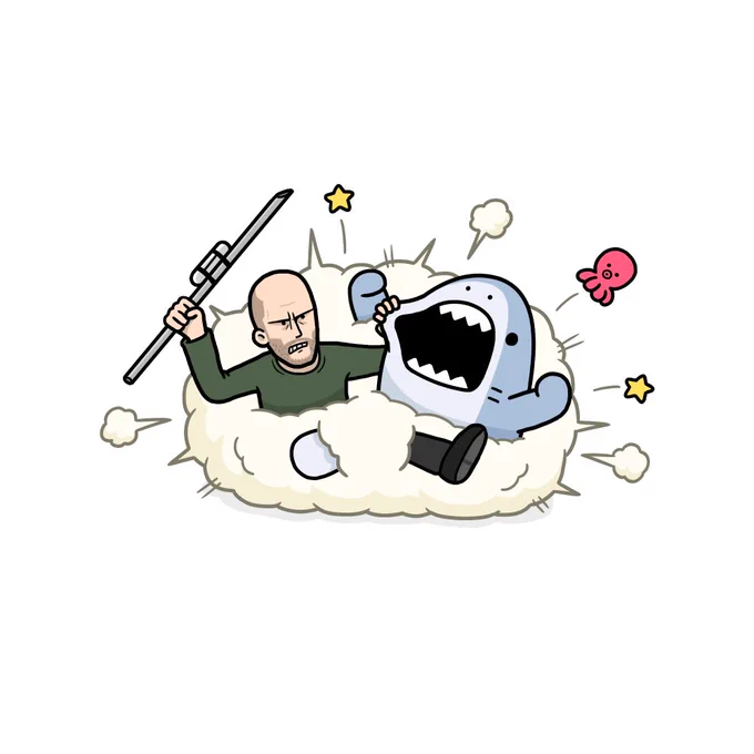 『MEG ザ ・モンスターズ2』観ました。いろんなモンスターが出てきたけど「魚が潜水服を着るか?」という謎理論で水深7000mを生身で泳ぐステイサムが一番のモンスターでした。