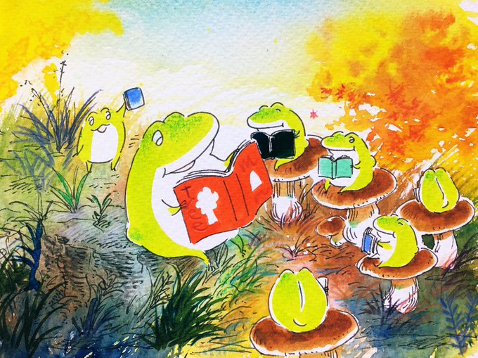 「frog painting (medium)」 illustration images(Latest)
