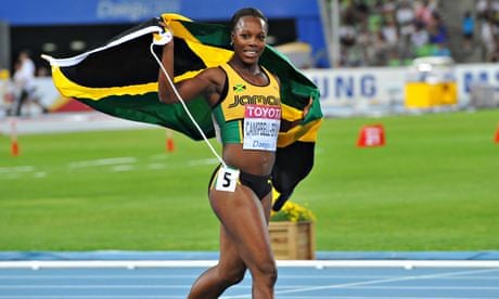 KerrTsion's tweet photo. Top 5 Most Decorated Women in World Championships History:
1. Allyson Felix 🇺🇲 - 20
2. Shelly-Ann Fraser-Pryce 🇯🇲 - 16
3. Merlene Ottey 🇯🇲 - 14
4. Veronica Campbell Brown 🇯🇲 - 11
5. Shericka Jackson 🇯🇲 - 11 https://t.co/LmSzl2EuNo