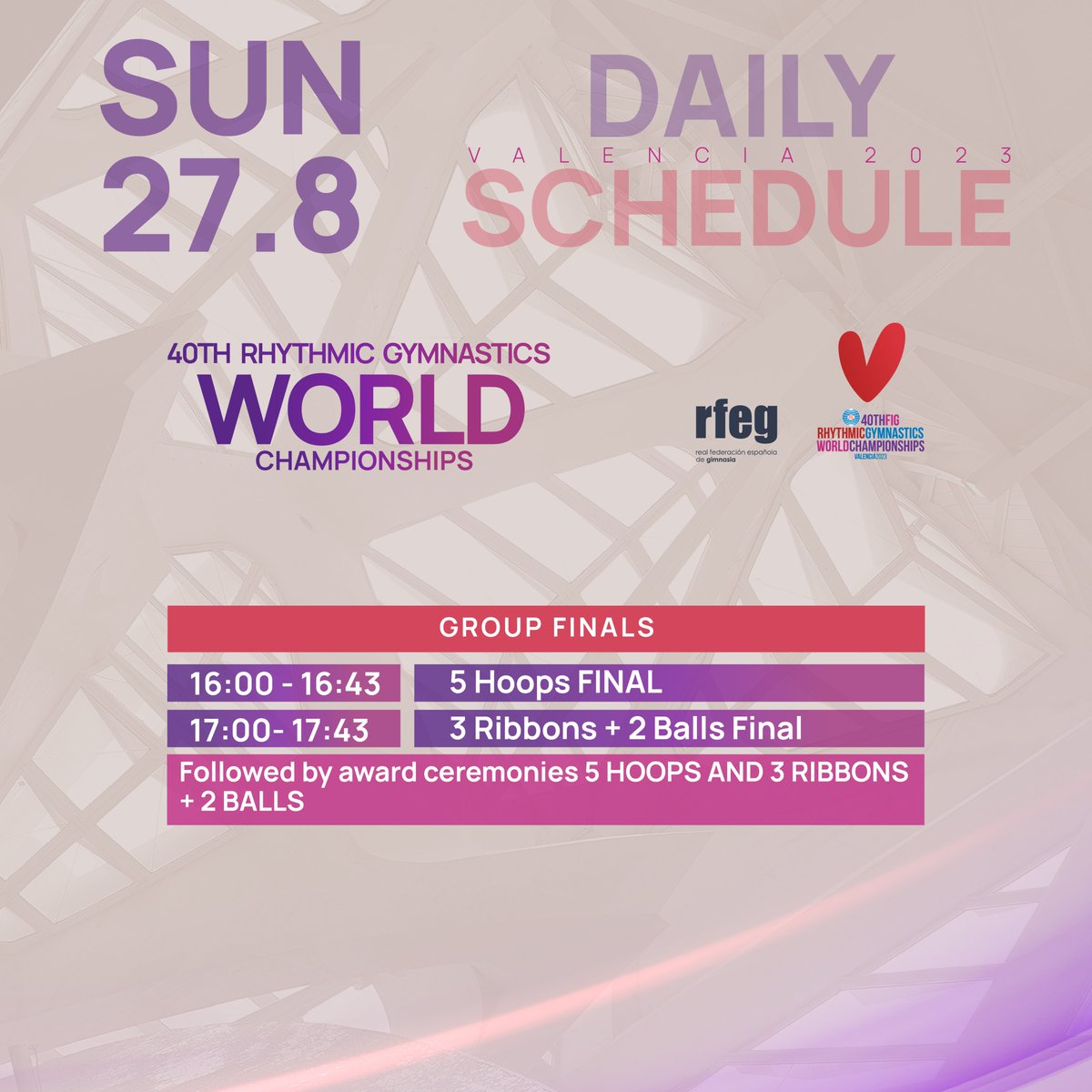 The last day of #RhyWorlds2023! How did this happen so fast?!

💯 live.gymnastics.sport

🎥 allgymnastics.tv

Enjoy!!!