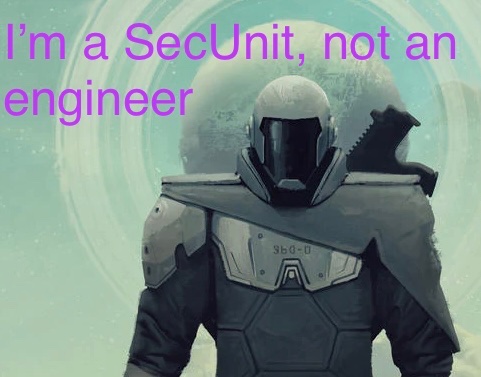 Rosewind2007's tweet photo. “I’m a SecUnit, not an engineer”
—Exit Startegy
#murderbot #StarTrek #mccoy
#secunit https://t.co/NnVS6aKBlU