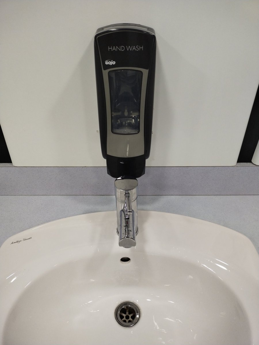 After attending #ICFDHP at #amee2023 and attending a workshop on IEDA (Inclusivity, equality, diversity, and accessibility), this soap dispenser at the venue really irks me: it's annoying to use when I use two hands, but it's impossible to use for a one-handed person!