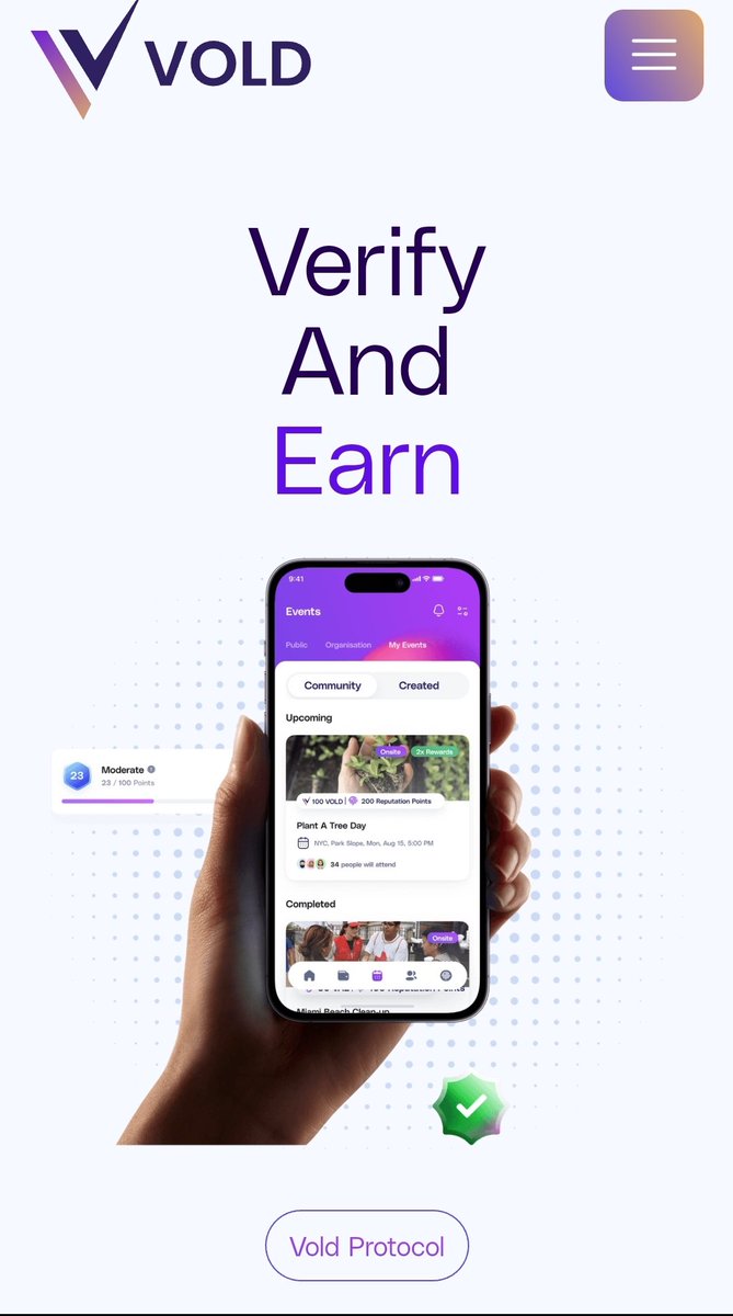 sunfireblast27's tweet photo. 🔥#VOLD #Protocol( $VOLD ) - #Waitlist #Airdrop
⚡🔥
⚡42% $VOLD For AIRDROP⚡
🔥 $VOLD #Partnership With #Optimism 🔥
⚡#VoldProtocol - #Verify & #Earn with Proof Of Physical Work (#PoPW)⚡
💥 #Bridging #Web2 & #Web3 #Credentials ⚡
🔥 REFERRAL LINK:
https://t.co/gDexIBsHdw https://t.co/a08Ivof0uS