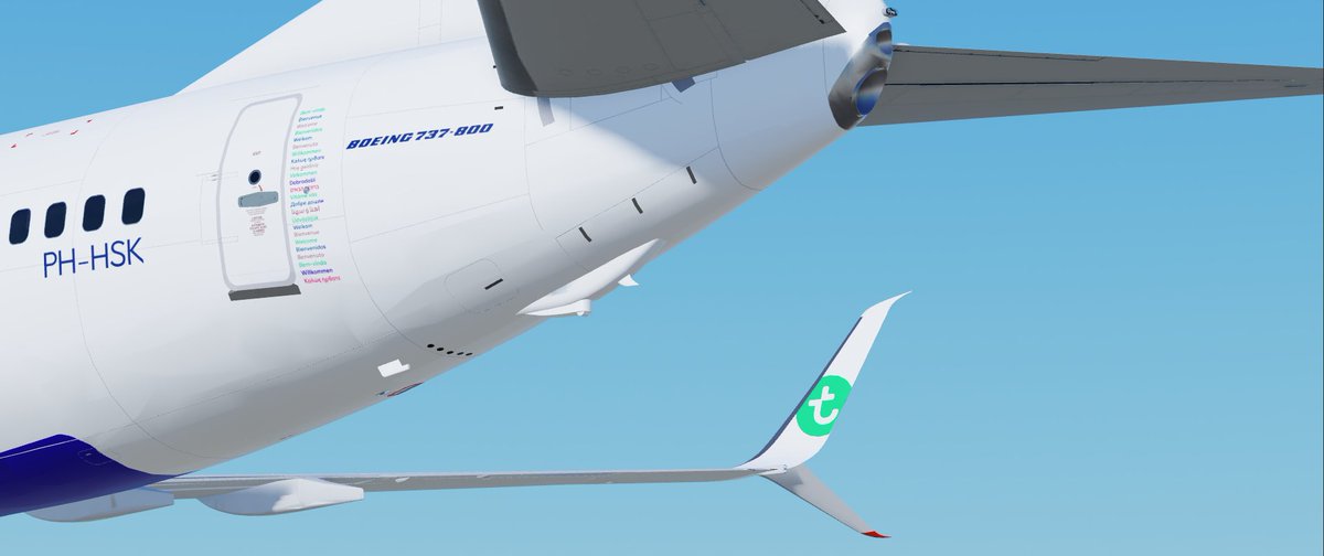 hotheII's tweet photo. PH-HSK, Livery for @TransaviaVrtl made by me, full csg minus some small decals on the doors and tail :)

plane by @realtraindev https://t.co/carYwyJ8Wl