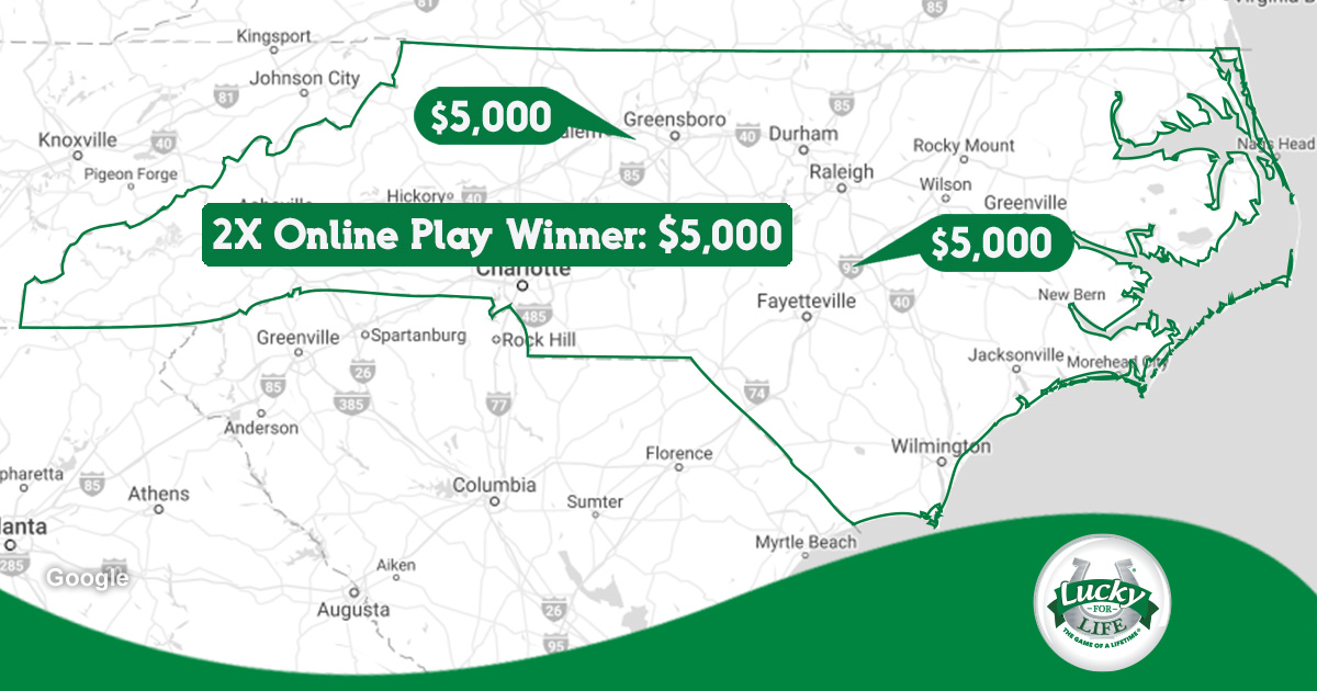 nclottery's tweet image. Congrats to the 4️⃣ #LuckyforLife players who each won $5,000 yesterday! 2 tickets were purchased via Online Play. The other winning tickets were bought at Liberty Food Mart on N Ellis Ave in #Dunn and the Pantry Shop on W English Rd in #HighPoint. Check your tickets! #NClottery
