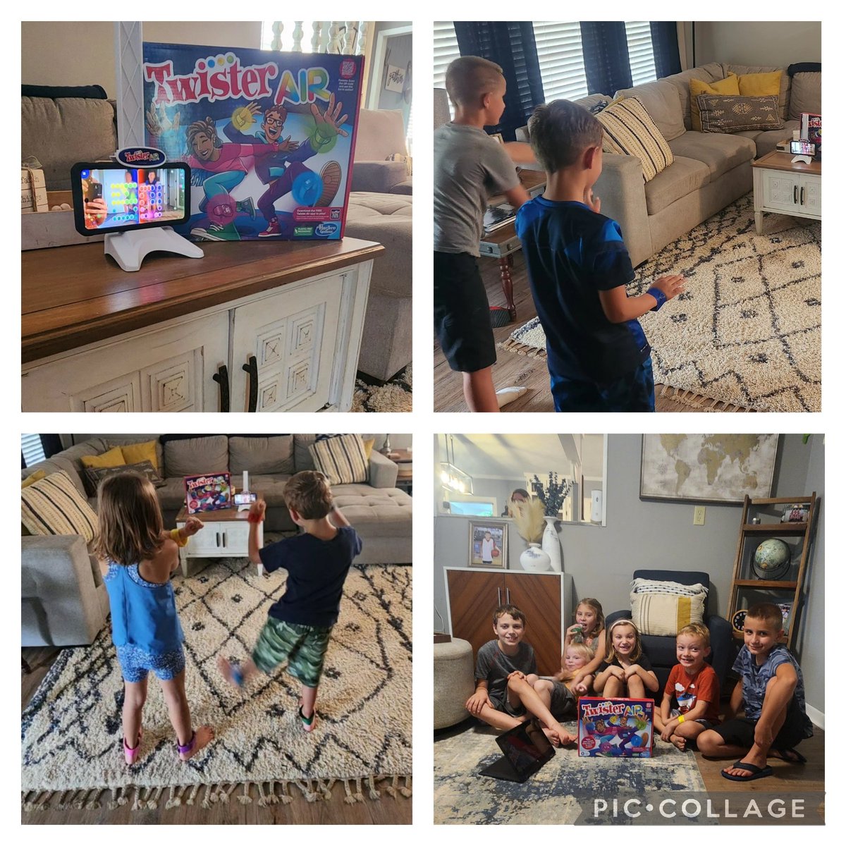 Tiffshep93's tweet photo. Twister AIR is an amazing twist on a classic board game! 3 ways to play and can take basically anywhere! Thank you @Tryazon @HasbroGameNight @Hasbro for the opportunity to try in exchange for my honest opinion. #tryazon #twisterair #ad https://t.co/5aHk5Pn3x9