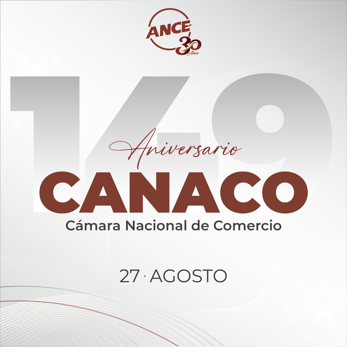ANCE_MX's tweet photo. ANCE celebra 149 aniversario de CANACO y su labor en regulación y comercio en México. Reconoce participación en CONANCE. #ComercioResponsable #EconomíaCapitalina #CANACO
@CANACOMexico https://t.co/xlv58TRYqu