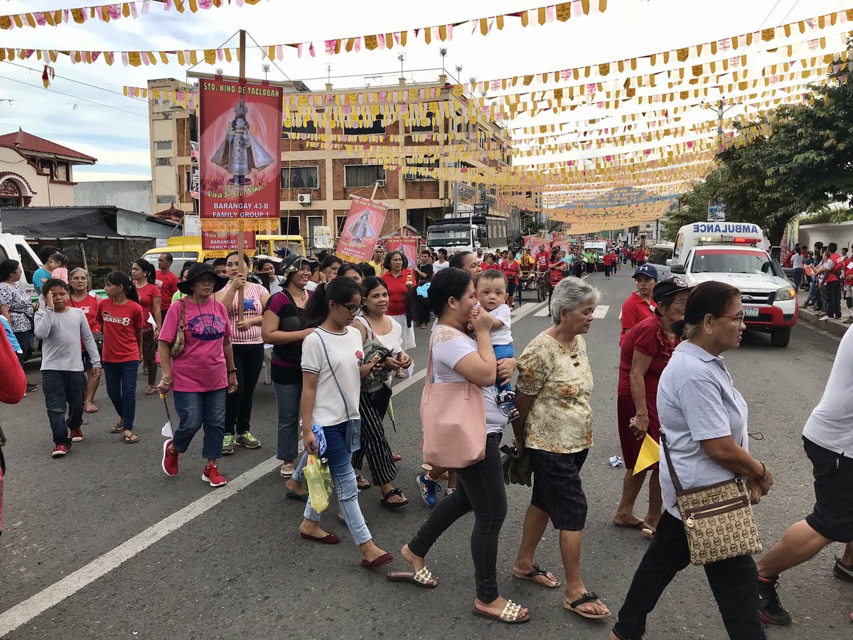 Davestravelworl's tweet photo. Feast Day of St. Nino, 30th June, celebrated in Tacblocan, Philippines yearly since 1889. That year the image of St. Nino was returned to the city after its loss in a ship wreck. #bloggershutrt #theclqrt  #bloggersdreamrt #bloggerstribe @bloggershut @_teamblogger #teamblogger https://t.co/AJBfogq4x9